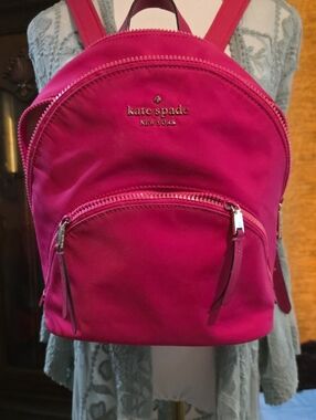 kate spade Hot Pink Mini Nylon Backpack